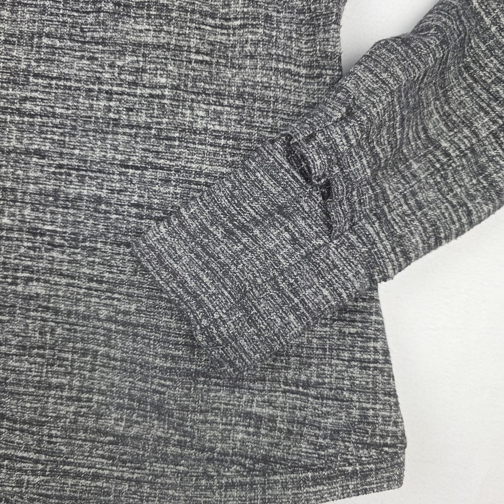 Lululemon Womens Top Size 6 Gray Extra Mile 1/2 Half Zip Running Gym Athletic - Picture 2 of 12